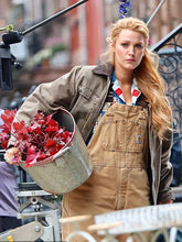 Blake Lively It Ends with Us Grey Jacket